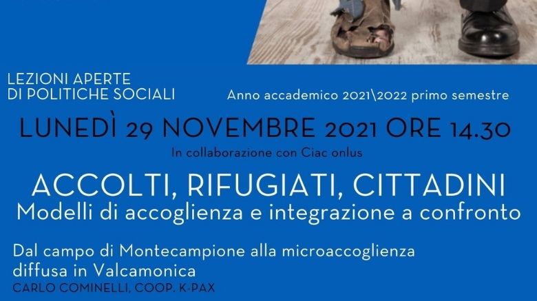 Accolti, Rifugiati, Cittadini. Modelli di accoglienza e integrazione a confronto | 29 Novembre 14:30