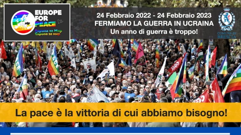 Fermiamo la guerra! Mobilitazione a Brescia, 26 febbraio