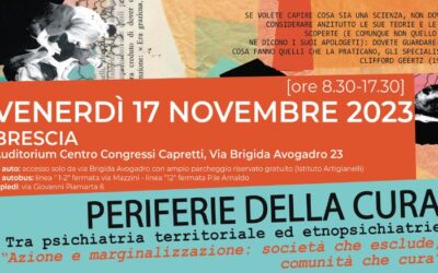 Periferie della Cura 2023 | Iscrizioni aperte fino al 9 novembre