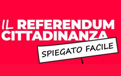 Referendum Cittadinanza – Fino al 30 settembre per firmare